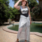 silver stars short set
